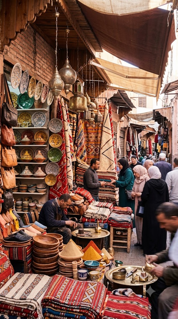 Artigianato tipico nei souk di Marrakech