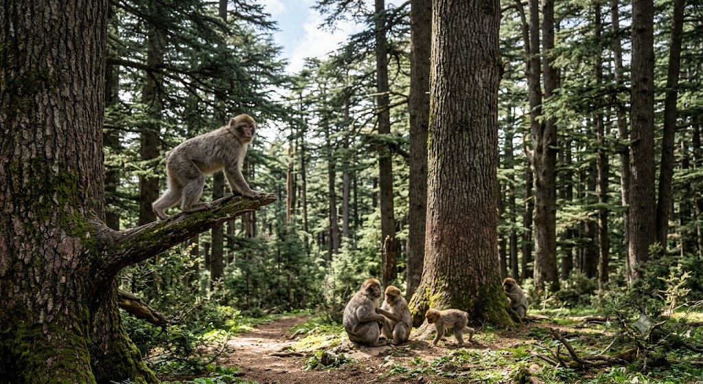 Le simpatiche scimmiette della foresta